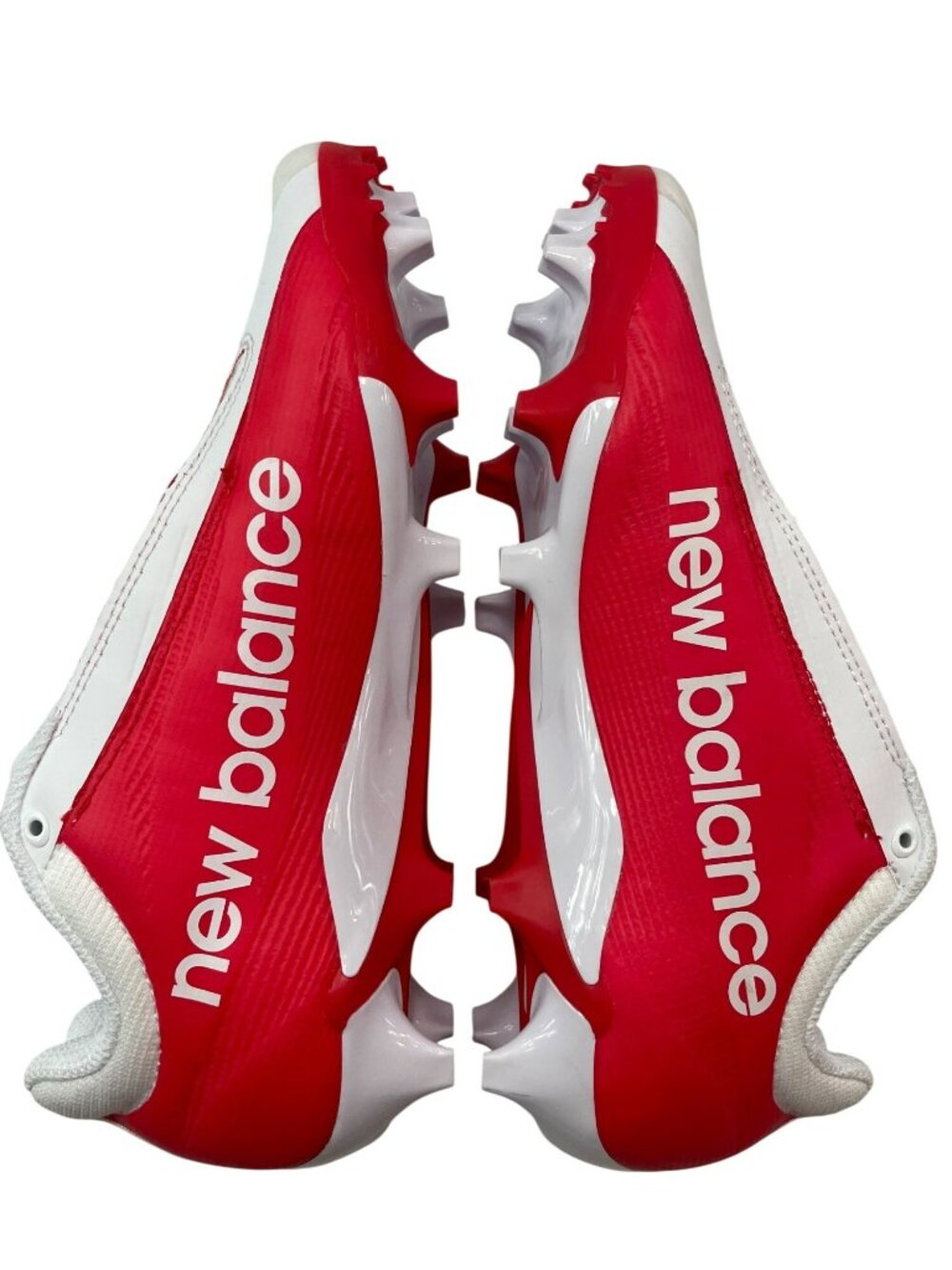 New Balance Burn X4 Lacrosse Cleats White / Red Men's Size 6.5 NWOT - Picture 7 of 9